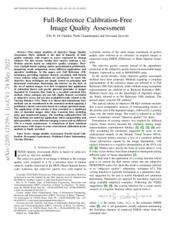 Full-Reference Calibration-Free Image Quality Assessment