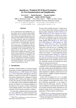 MaskEval: Weighted MLM-Based Evaluation for Text Summarization and
  Simplification
