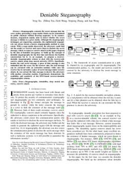 Deniable Steganography