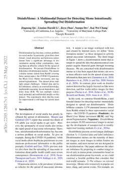 DisinfoMeme: A Multimodal Dataset for Detecting Meme Intentionally
  Spreading Out Disinformation