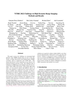 NTIRE 2022 Challenge on High Dynamic Range Imaging: Methods and Results