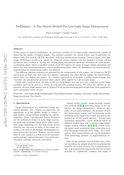 TreEnhance: A Tree Search Method For Low-Light Image Enhancement