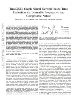 TrustGNN: Graph Neural Network based Trust Evaluation via Learnable
  Propagative and Composable Nature
