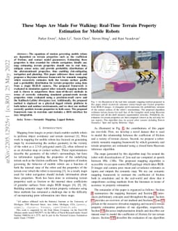 These Maps Are Made For Walking: Real-Time Terrain Property Estimation
  for Mobile Robots