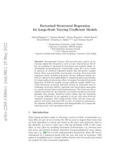 Factorized Structured Regression for Large-Scale Varying Coefficient
  Models