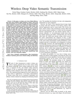 Wireless Deep Video Semantic Transmission