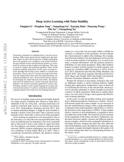 Deep Active Learning with Noise Stability