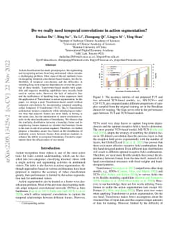 Do we really need temporal convolutions in action segmentation?