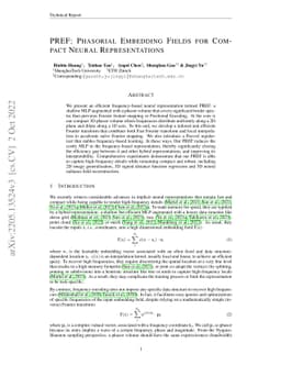 PREF: Phasorial Embedding Fields for Compact Neural Representations