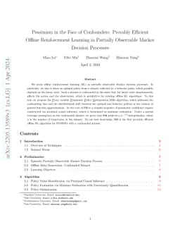 Pessimism in the Face of Confounders: Provably Efficient Offline
  Reinforcement Learning in Partially Observable Markov Decision Processes
