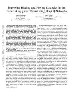 Improving Bidding and Playing Strategies in the Trick-Taking game Wizard
  using Deep Q-Networks
