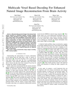 Multiscale Voxel Based Decoding For Enhanced Natural Image
  Reconstruction From Brain Activity