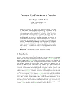 Exemplar Free Class Agnostic Counting