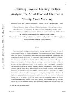 Rethinking Bayesian Learning for Data Analysis: The Art of Prior and
  Inference in Sparsity-Aware Modeling