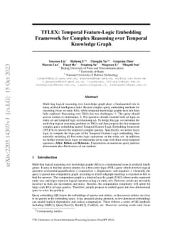 TFLEX: Temporal Feature-Logic Embedding Framework for Complex Reasoning
  over Temporal Knowledge Graph
