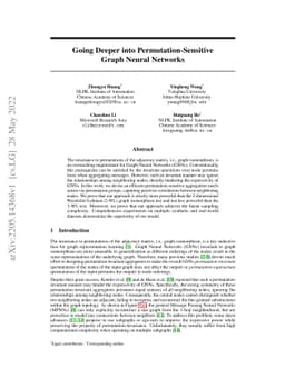 Going Deeper into Permutation-Sensitive Graph Neural Networks