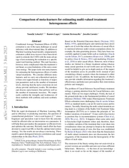 Comparison of meta-learners for estimating multi-valued treatment
  heterogeneous effects