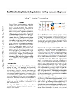 RankSim: Ranking Similarity Regularization for Deep Imbalanced
  Regression