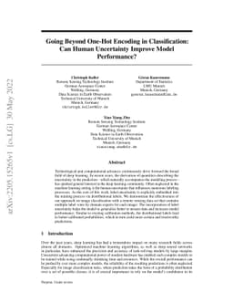 Going Beyond One-Hot Encoding in Classification: Can Human Uncertainty
  Improve Model Performance?