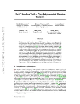 Chefs' Random Tables: Non-Trigonometric Random Features