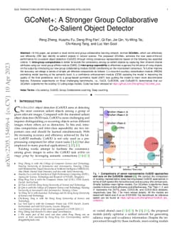 GCoNet+: A Stronger Group Collaborative Co-Salient Object Detector