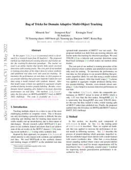 Bag of Tricks for Domain Adaptive Multi-Object Tracking