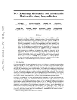 SAMURAI: Shape And Material from Unconstrained Real-world Arbitrary
  Image collections