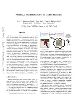 VALHALLA: Visual Hallucination for Machine Translation