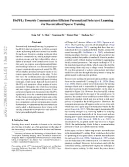 DisPFL: Towards Communication-Efficient Personalized Federated Learning
  via Decentralized Sparse Training