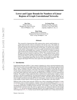 Lower and Upper Bounds for Numbers of Linear Regions of Graph
  Convolutional Networks