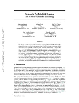 Semantic Probabilistic Layers for Neuro-Symbolic Learning