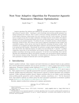Nest Your Adaptive Algorithm for Parameter-Agnostic Nonconvex Minimax
  Optimization