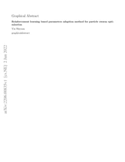 Reinforcement learning based parameters adaption method for particle
  swarm optimization