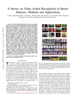 A Survey on Video Action Recognition in Sports: Datasets, Methods and
  Applications
