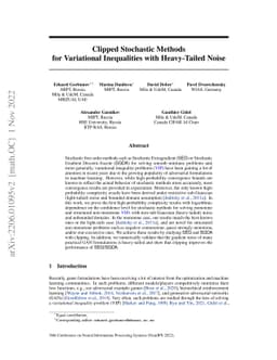 Clipped Stochastic Methods for Variational Inequalities with
  Heavy-Tailed Noise