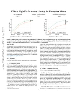 CVNets: High Performance Library for Computer Vision
