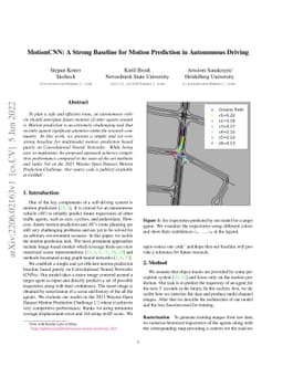 MotionCNN: A Strong Baseline for Motion Prediction in Autonomous Driving