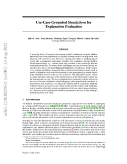 Use-Case-Grounded Simulations for Explanation Evaluation