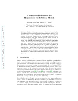 Abstraction-Refinement for Hierarchical Probabilistic Models