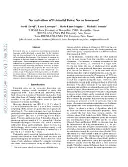 Normalisations of Existential Rules: Not so Innocuous!