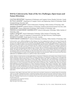 XAI for Cybersecurity: State of the Art, Challenges, Open Issues and
  Future Directions