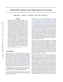 Sharp-MAML: Sharpness-Aware Model-Agnostic Meta Learning