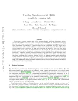 Unveiling Transformers with LEGO: a synthetic reasoning task
