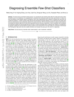Diagnosing Ensemble Few-Shot Classifiers
