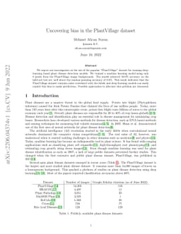 Uncovering bias in the PlantVillage dataset