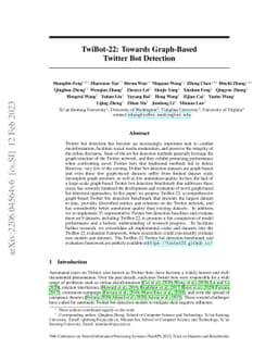 TwiBot-22: Towards Graph-Based Twitter Bot Detection