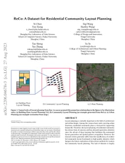 ReCo: A Dataset for Residential Community Layout Planning