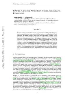 GAMR: A Guided Attention Model for (visual) Reasoning