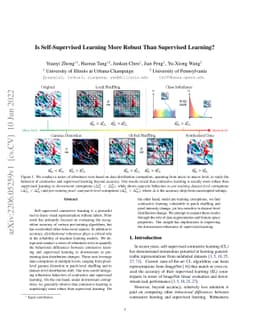 Is Self-Supervised Learning More Robust Than Supervised Learning?