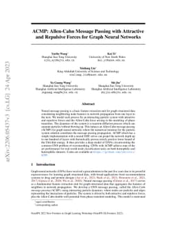 ACMP: Allen-Cahn Message Passing for Graph Neural Networks with Particle
  Phase Transition
